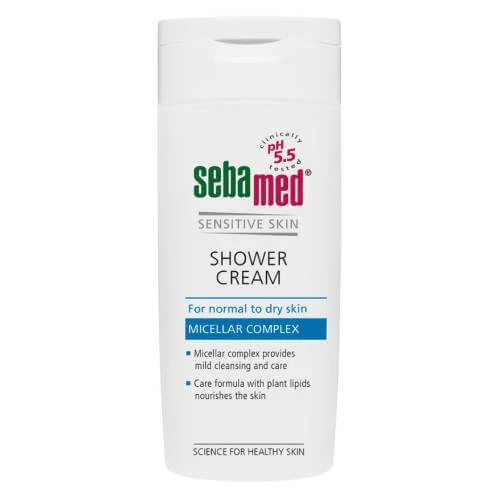 SEBAMED Sensitive Skin Duschcreme Cremiges Duschgel für normale bis trockene Haut 200ml