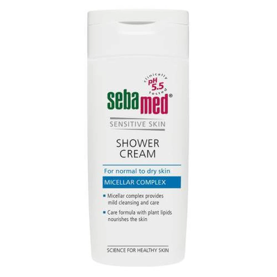 SEBAMED Sensitive Skin Shower Cream Kremowy żel pod prysznic do skóry normalnej i suchej 200ml: ceny i cechy