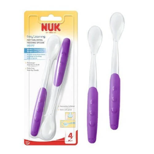 NUK Easy Learning Soft Babynahrungslöffel 2tlg