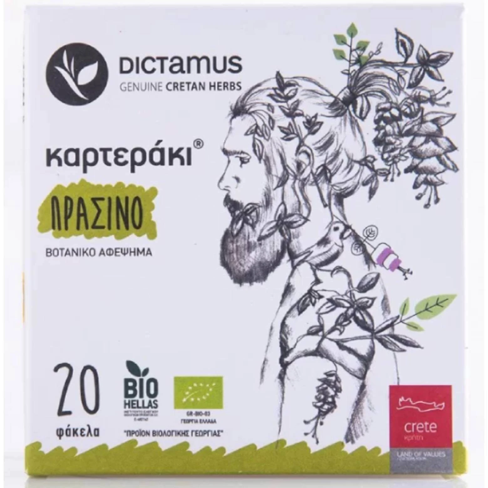 DICTAMUS Karotte Grüner Tee 20 Portionsbeutel