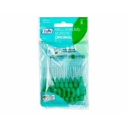 TEPE Zwischenbürsten 0,8MM Grün 8 Stück