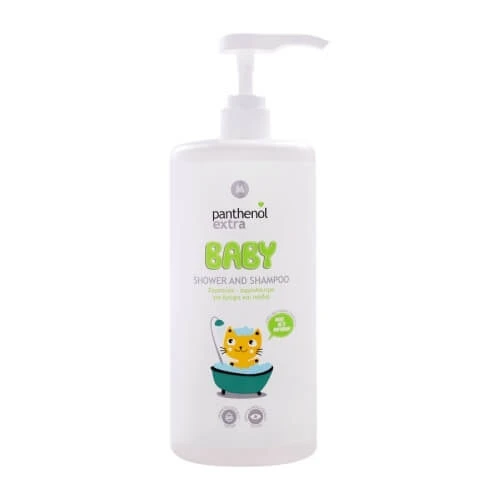 PANTHENOL Extra Baby Shower & Shampoo Baby Shower Gel - Shampoo ohne Seife und Farben 1ltr