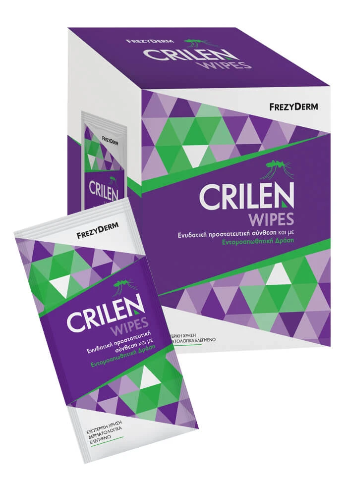 FREZYDERM Crilen Wipes Insektenschutztücher & Feuchtigkeitstücher 20 Stk