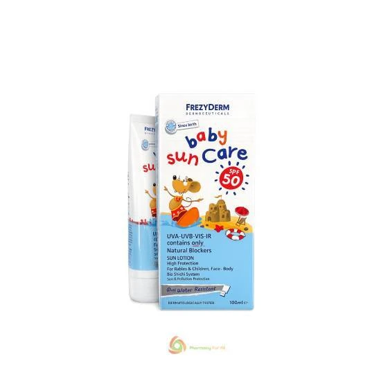 FREZYDERM Baby Sun Care SPF50 Baby Sonnenschutzmilch, 100ml & GRATIS 50ml extra