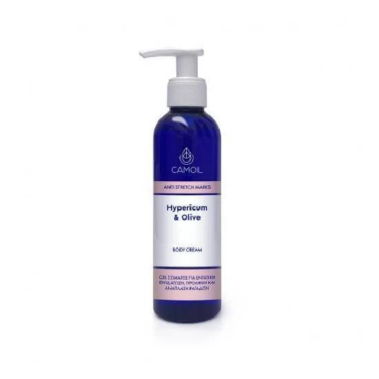 CAMOIL Hypericum & Olive Anti-Dehnungsstreifen Körpercreme Körpercreme für Dehnungsstreifen 200ml