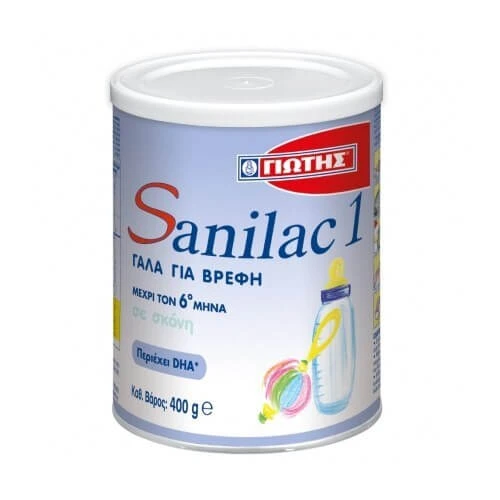 JOTIS Sanilac 1 Milch für Säuglinge in Pulverform 400gr