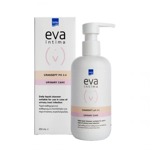 INTERMED Eva Intima Cransept Tägliche Reinigungsflüssigkeit für die empfindliche Zone pH 3,5 250ml