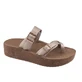 SUNSHINE Women's Anatomical Sandal 25104 Gold N.40