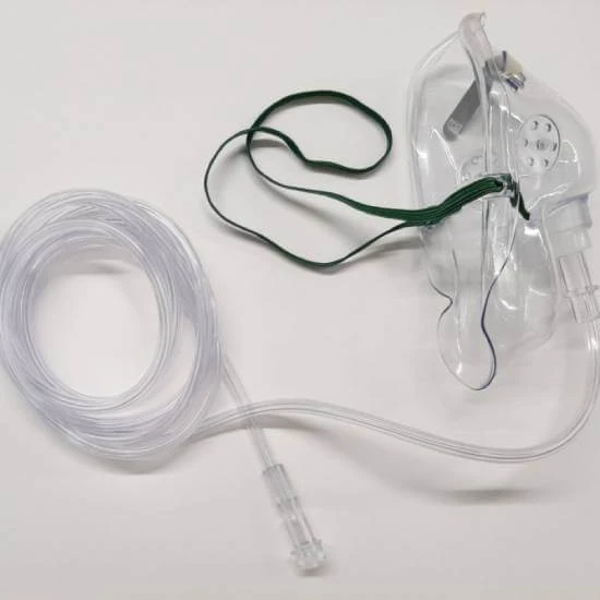 SENSA Pädiatrische Sauerstoffmaske Vernebler mit mittlerem Konzentrationsschlauch 213cm 1 Stk
