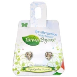 FARMA BIJOUX Boucles d'oreilles hypoallergéniques Cristaux Cœurs avec cristal Swarovski® 6mm