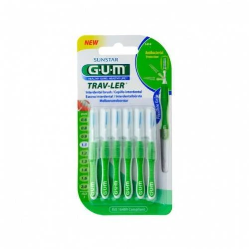 GUM 1414 Trav-Ler Kegelförmige Medialbürsten 1,1mmx6