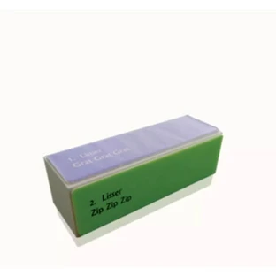 BEAUTY SPRING 581 tampon de lustruire unghii polonez pătrat bloc 4 laturi