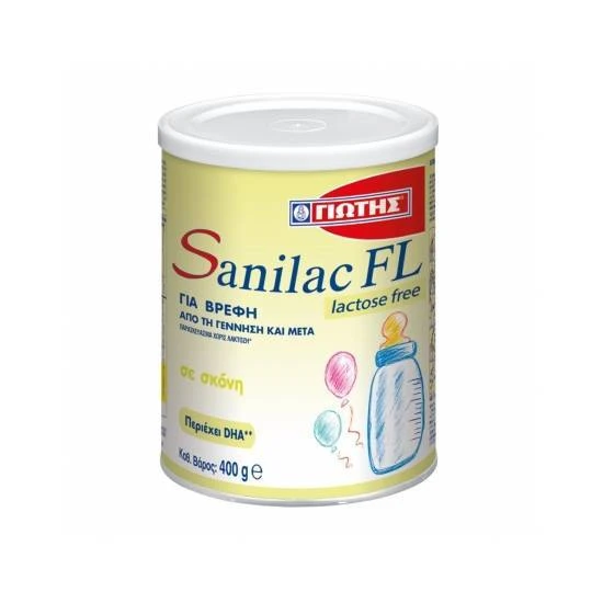JOTIS Sanilac FL Milch für Säuglinge ab Geburt und danach ohne Laktose 350gr