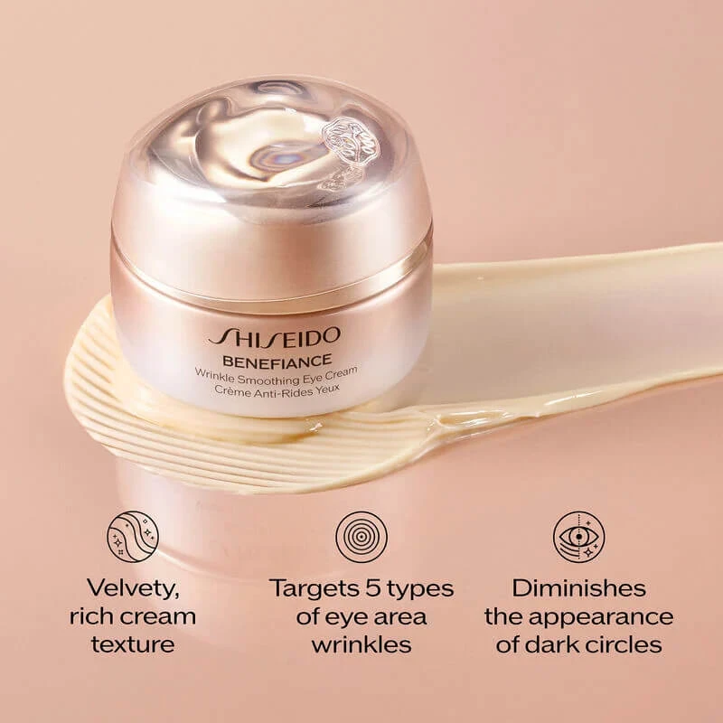 Shiseido Benefiance Falten glättende Augencreme 15ml