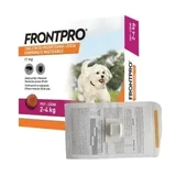 FrontPro 11 mg comprimate masticabile împotriva puricilor și căpușelor pentru câini 2–4 kg - 1 comprimat