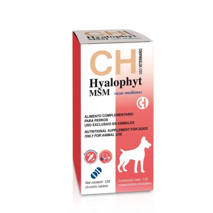 CH HYALALOPHYT MSM MEDIUM Nahrungsergänzungsmittel für mittelgroße Hunde120 tbl