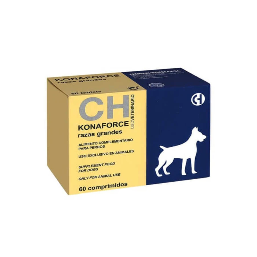 KONAFORCE R.GRANDES alimento complementario para perros y gatos 60comp