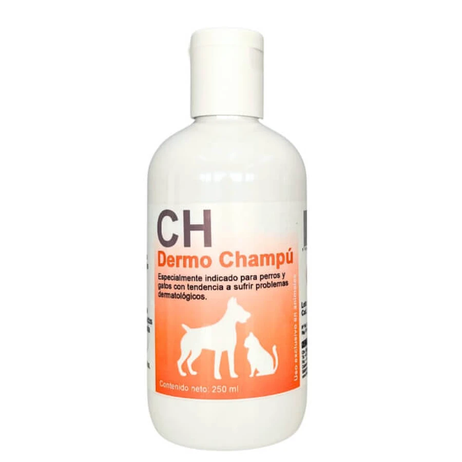 CH DERMO champú para perros y gatos con enfermedades dermatológicas 250 ml