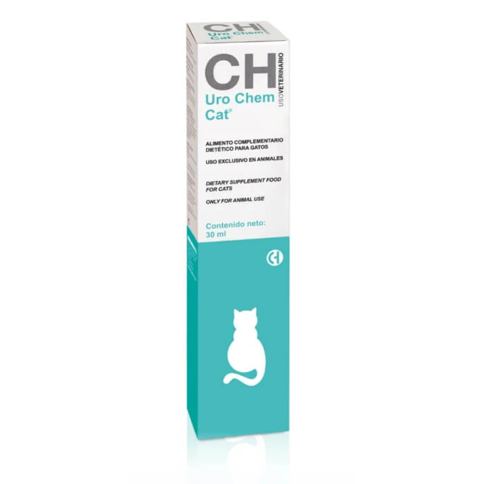 CH URO CHEM Nahrungsergänzungsmittel für Katzen in Form eines pas pas zur Unterstützung der Nierenfunktion CAT 30 ml