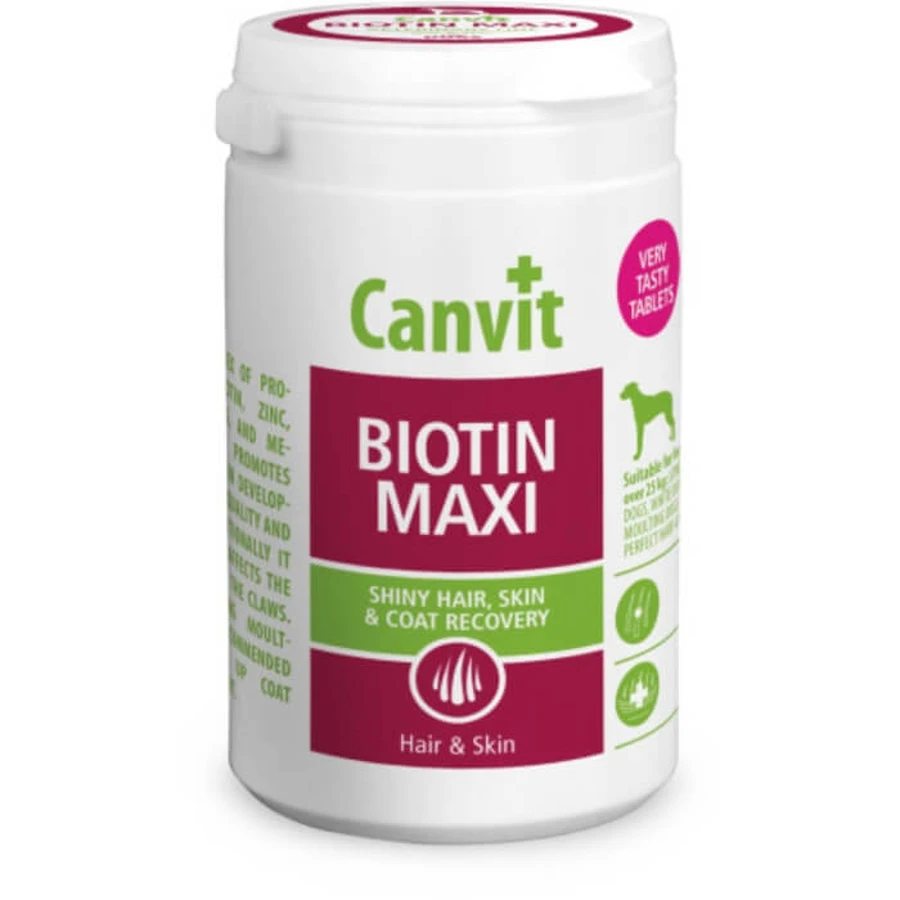 Nutritional supplement for dogs Canvit Biotin Maxi Hair & Skin 500 gr