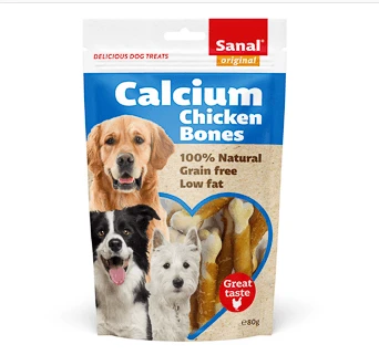 Hundesanal mit Hühnerknochen & Calcium, 80 g