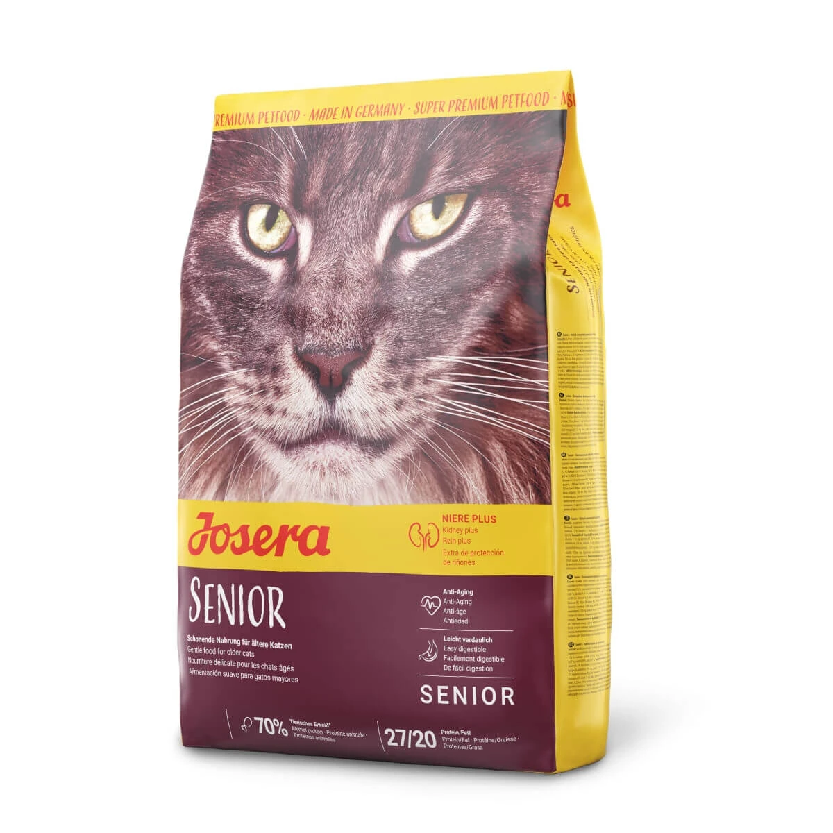 JOSERA Senior, Huhn, Trockenfutter für ältere Katzen, 2kg