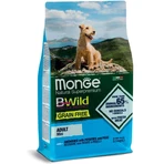 MONGE BWild Adult Mini, XS-S, Anchois et Pommes de terre, nourriture sèche, sans céréales, 2.5kg