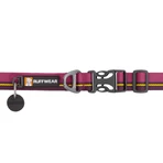 RUFFWEAR Flat Out Wildflower Horizon, guinzaglio regolabile per cani, fascia per cani, bordeaux e giallo, L(51-66 x 2,5 cm)