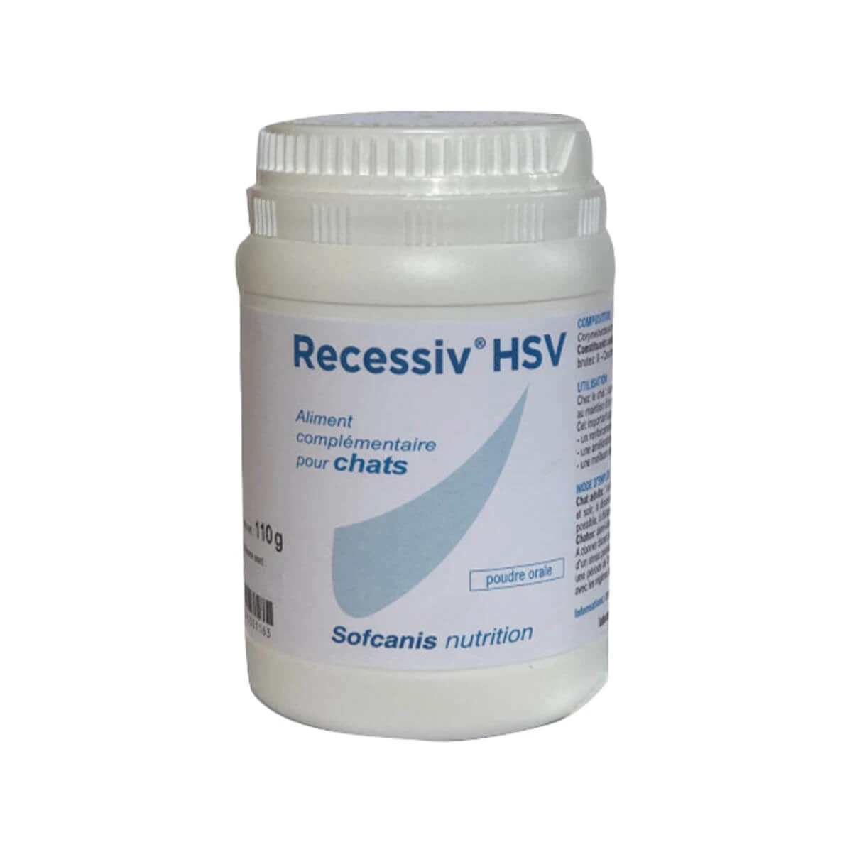 SOFCANIS Recessive HSV, Ergänzungsmittel für das Immunsystem von Katzen, Flasche, 110g Pulver