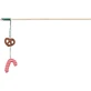 TRIXIE Christmas Candy Cane, kattenspeeltje met geluid, hout, multicolor, 48cm, 1 stuk, 1pc