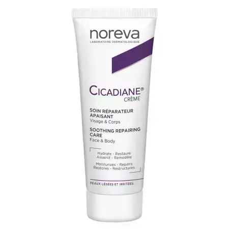 Noreva Cicadiane Beruhigende und reparierende Creme für Gesicht und Körper, 40 ml