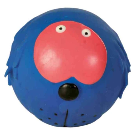Trixie, jucărie chipuri câini, cu sunet, latex, 6cm, multicolor