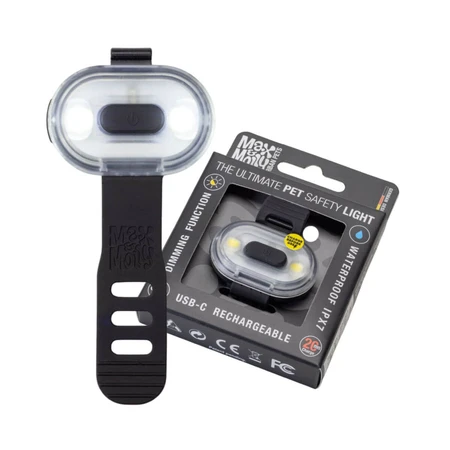 MAX & MOLLY Matrix Ultra Led, accesoriu iluminat câini, negru