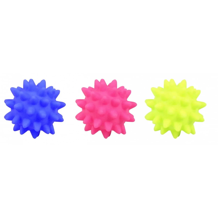 PAWISE, balle jouet balle chiens, S-L, vinyle, phosphorescent, activités physiques, couleurs variées, ⌀6 cm