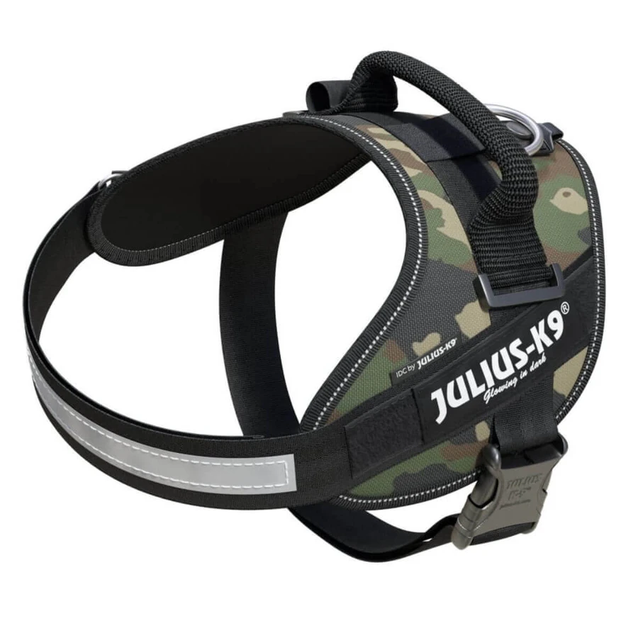 JULIUS-K9 IDC Power, arnés para perro, 3XL, 70-90kg, camuflaje