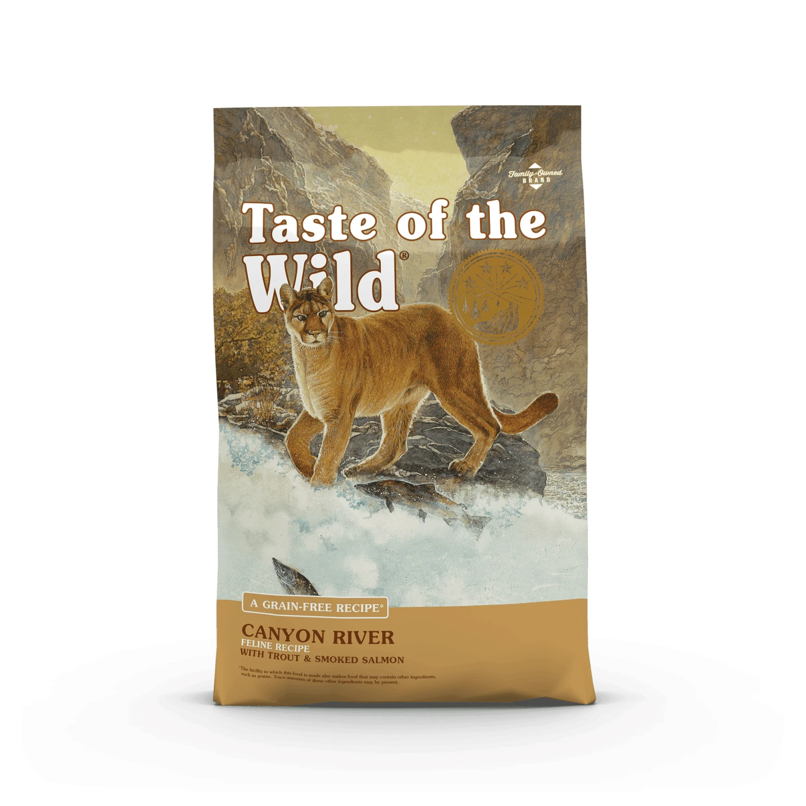 TASTE OF THE WILD Canyon River, Forelle und Lachs, getreidefreies Katzentrockenfutter, 2kg