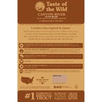 TASTE OF THE WILD Canyon River, Forelle und Lachs, getreidefreies Katzentrockenfutter, 2kg