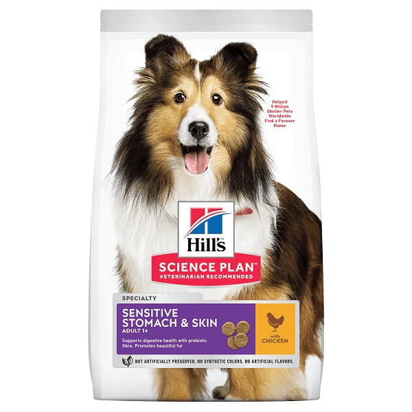 Hill's SP Canine Adult Sensitive Adult Haut & Magen Huhn, 2,5 kg