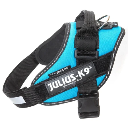 JULIUS-K9 IDC Power, dog harness, L, 23-30kg, aqua marine