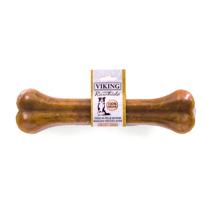 LEOPET Viking Os Piele Presata, L-XL, Vită, punguță recompense fără cereale câini, 280g