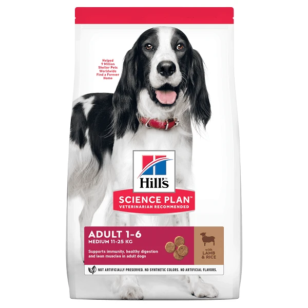 Hill's SP Canine Adult Medium Lamm&Reis, 2.5 Kg
