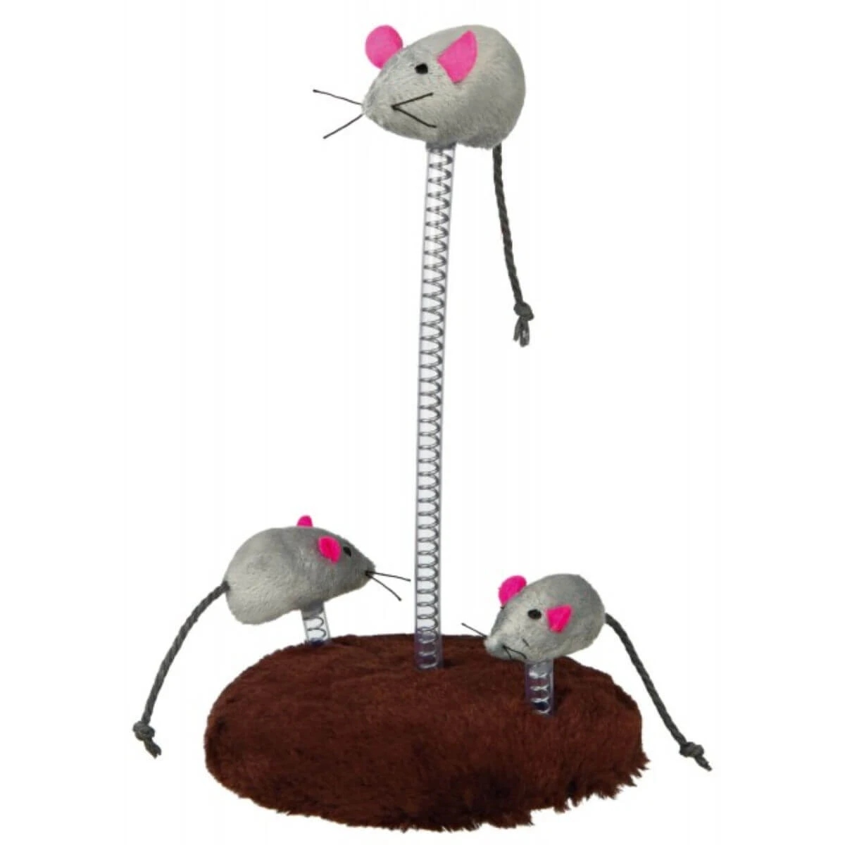 Trixie, Pendel mit 3 Mäusen, Spielzeug, Katzen, Plüsch, multicolor