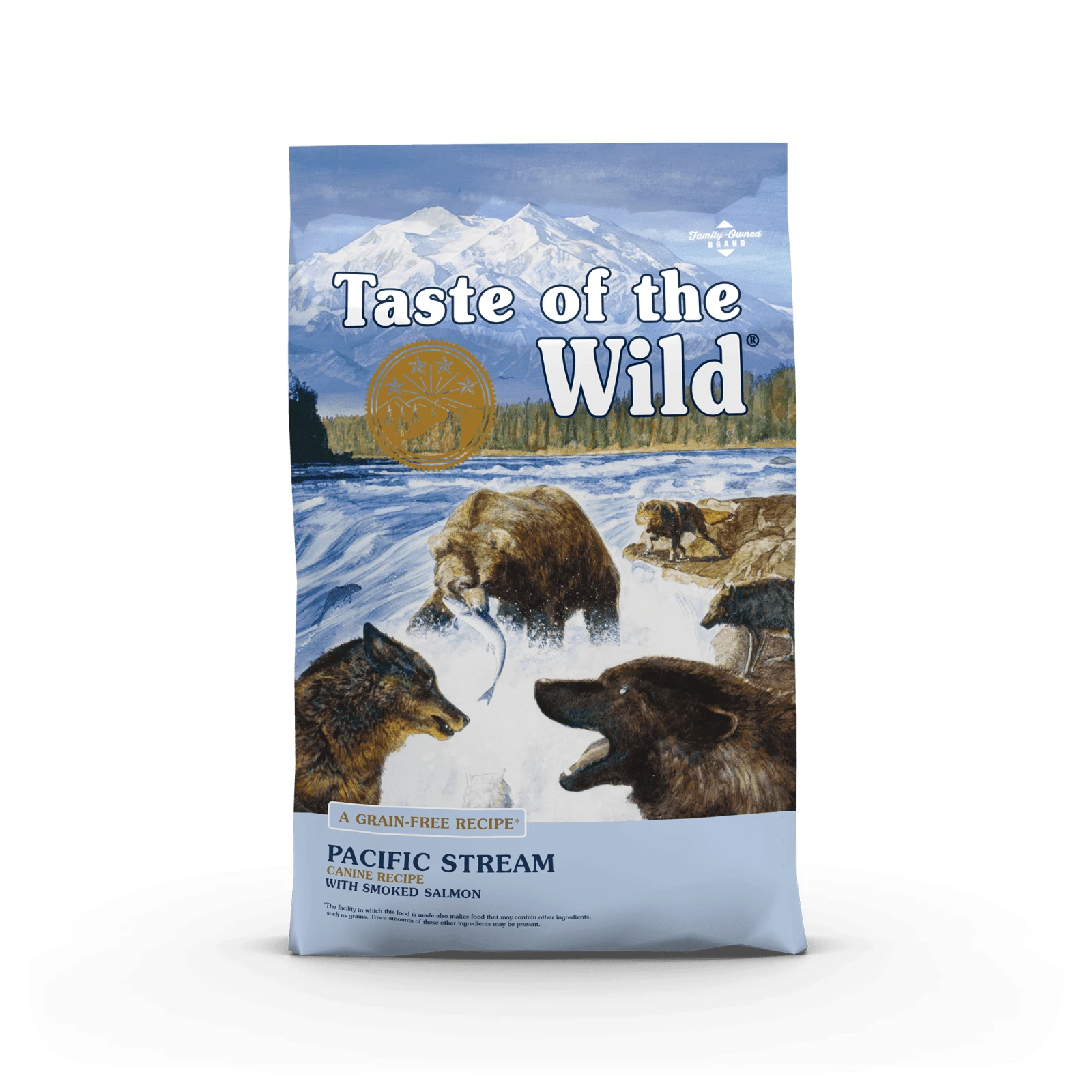 TASTE OF THE WILD Pacific Stream, Lachs, getreidefreies Trockenfutter für Hunde, 2kg