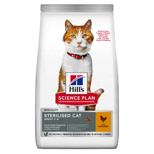 HILL'S SCIENCE PLAN Adult Sterilized, Kip, droogvoer voor gesteriliseerde katten, 1,5kg