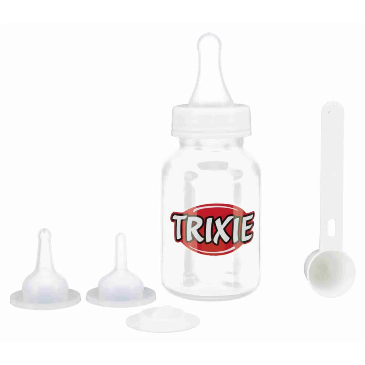 TRIXIE, Flasche für Hunde und Katzen, Kunststoff, weiß, 0,12l