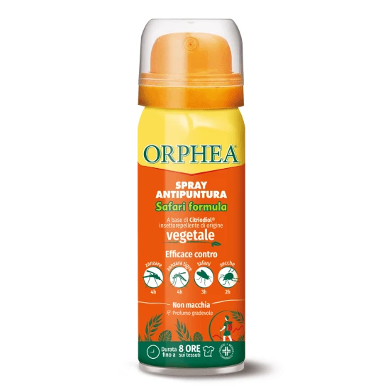 Natürliches Spray gegen Insektenstiche mit Citriodiol-Extrakt, 50 ml, Orphea