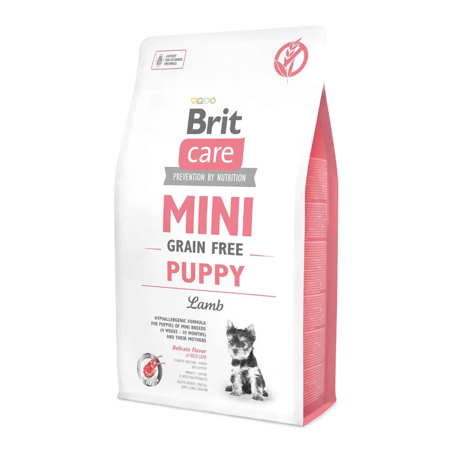 BRIT Care Mini Puppy, XS-S, Lam, graanvrij droogvoer voor jonge honden, 2kg