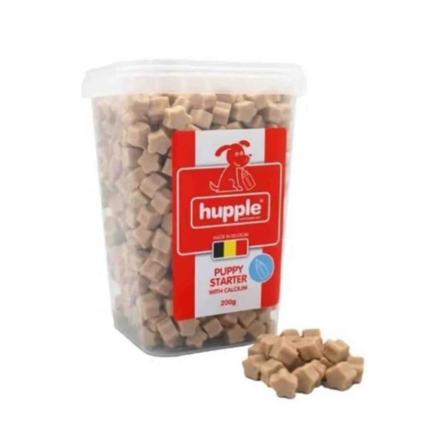HUPPLE Puppy Starter z wapniem, XS-XL, Mięso, pudełko nagród dla młodszych psów, 200g: ceny i cechy