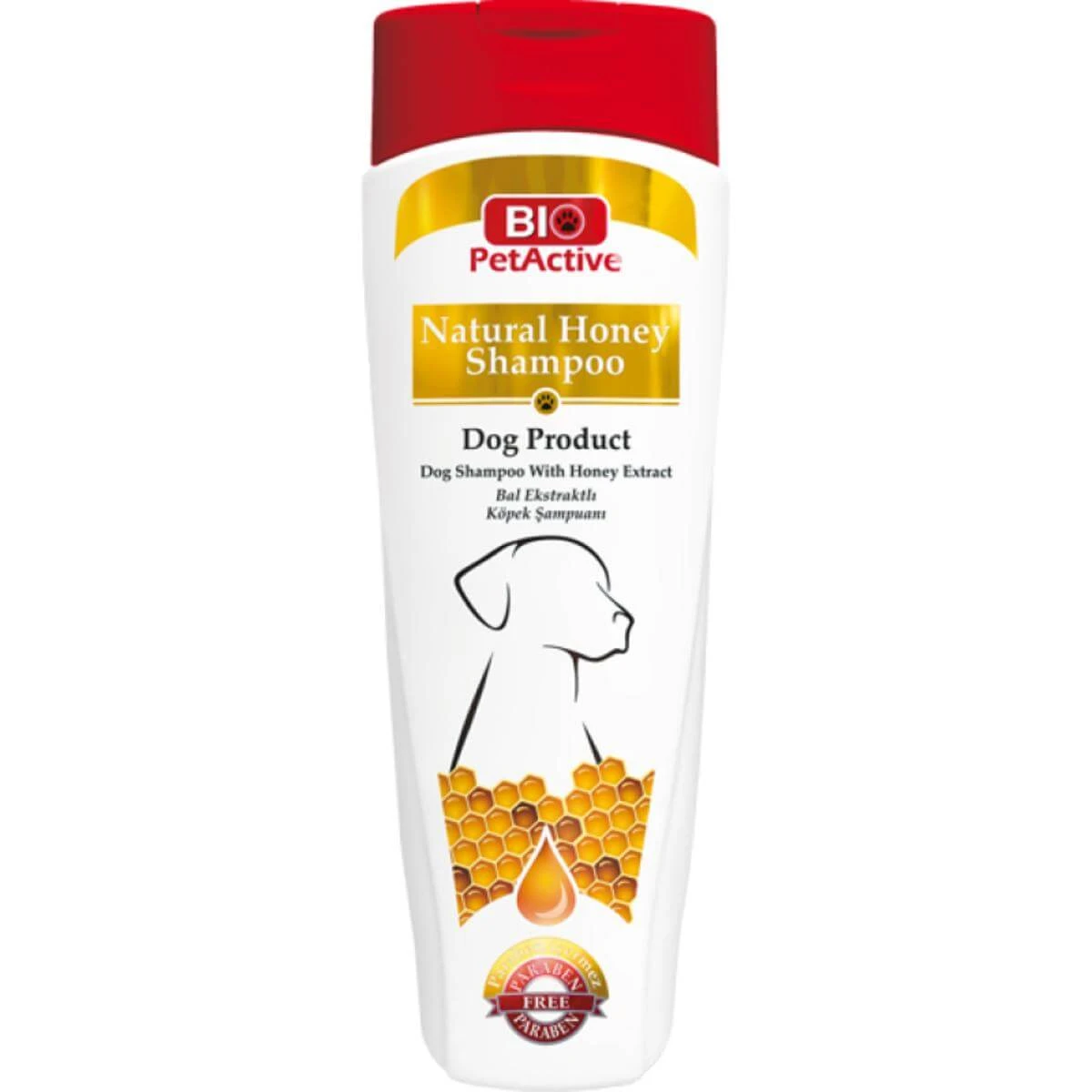 BIO PETACTIVE Natural Honey, Shampoo für Hunde, Honig, Flasche, 400ml