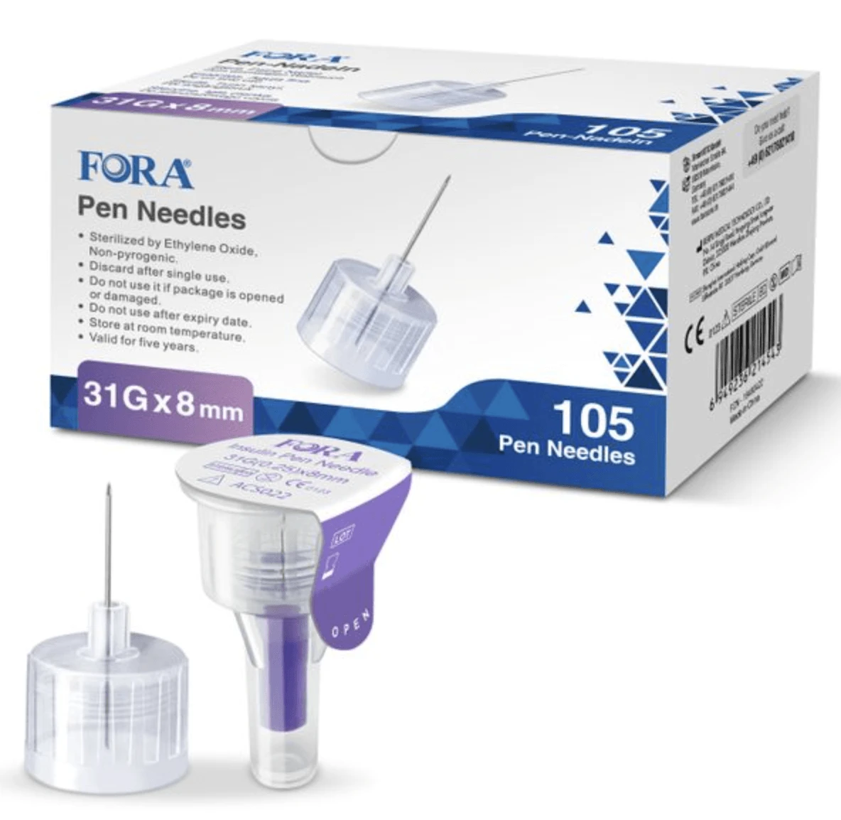 Fora PEN Nadeln 31g 8mm, ForaCare Europe GmbH